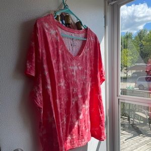 Plus size 3X salmon colored t-shirt